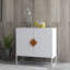 Table de chevet Cayenne en blanc