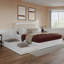 Lit plateforme en bois massif Asparas avec pied de lit et lit gigogne-631275345-645752984