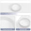 Meuble-lavabo double 84 po avec comptoir en pierre de quartz blanc et lavabos ronds en céramique 84 po-130143915