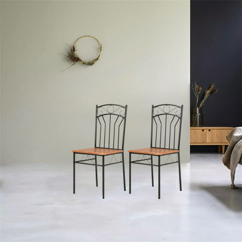 44 cm H Slat Back Dining Chair
