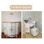Meuble-lavabo vintage avec miroir rabattable et rangement à tiroirs