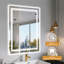 Miroir de salle de bain 36 po x 36 po à DEL sans cadre-1732761997-1732761988
