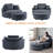 Dashton Upholstered Barrel Chair with Ottoman-756477091