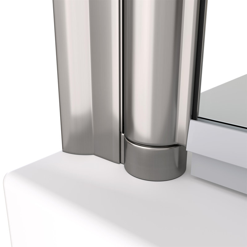 Pare-baignoire pivotant pour baignoire, Chrome chrome