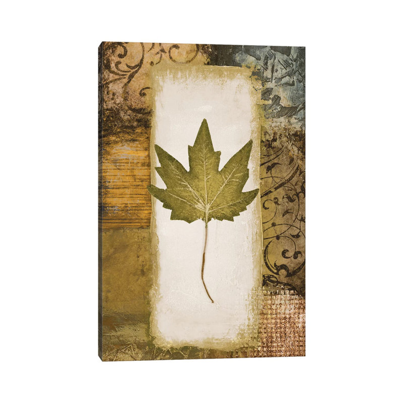 Single Leaf II by Michael Marcon - Wrapped Canvas Gallery-Wrapped Canvas Giclée, 101.6 cm H x 66.04 cm W x 1.91 cm D