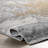Ogrady Modern Abstract Power Loom Silver Rug-188069364