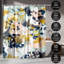 Rideau de douche abstrait Sloane par Charlotte Winter