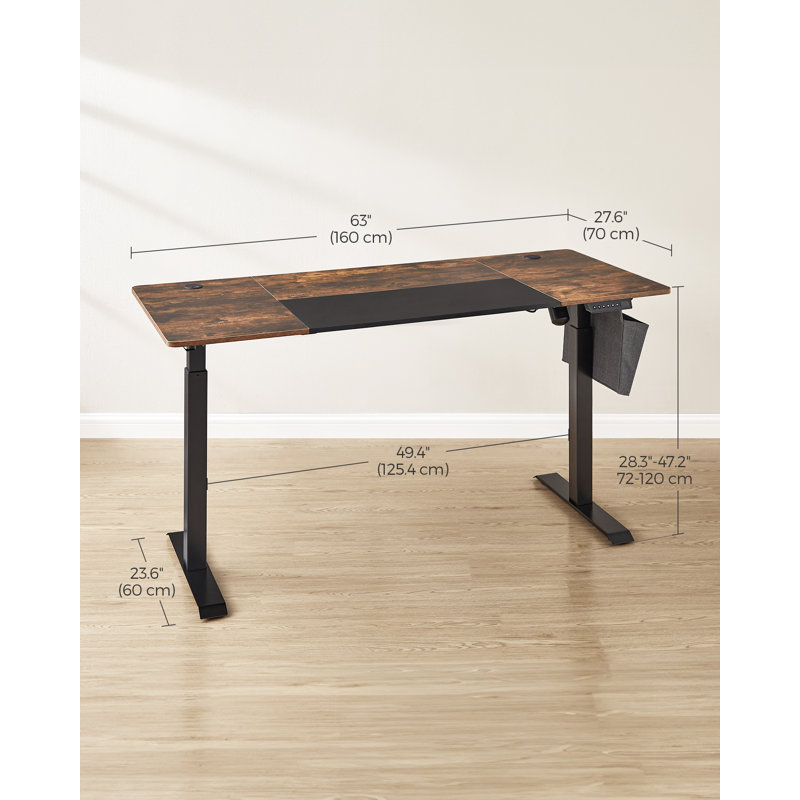 Adjustable Metal Base Standing Desk