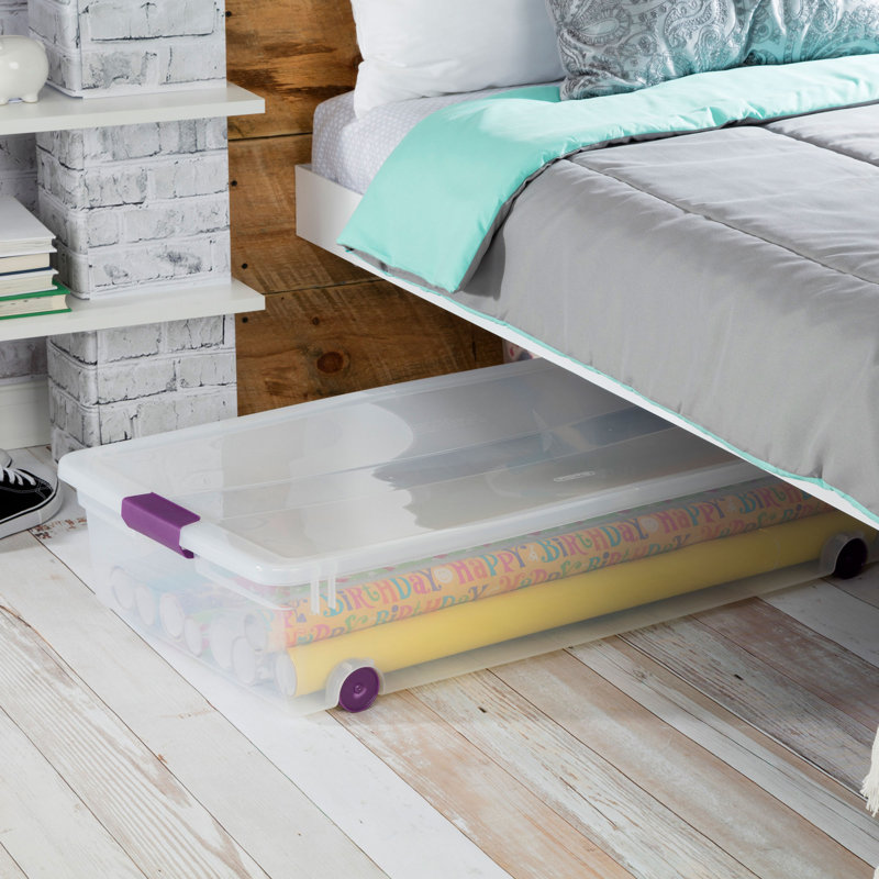 Contenant de rangement avec couvercle transparent Sterilite