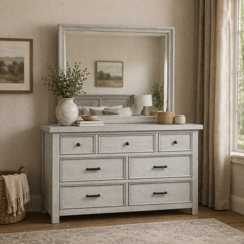 Ensemble de commode et miroir Grateron