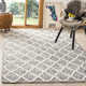 Russo Geometric Handmade Flatweave Ivory/Black Area Rug