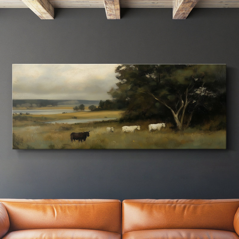 Série paysage - CVI - Toile tendue avec châssis - Prêt à accrocher, H 16 po x l 40 po