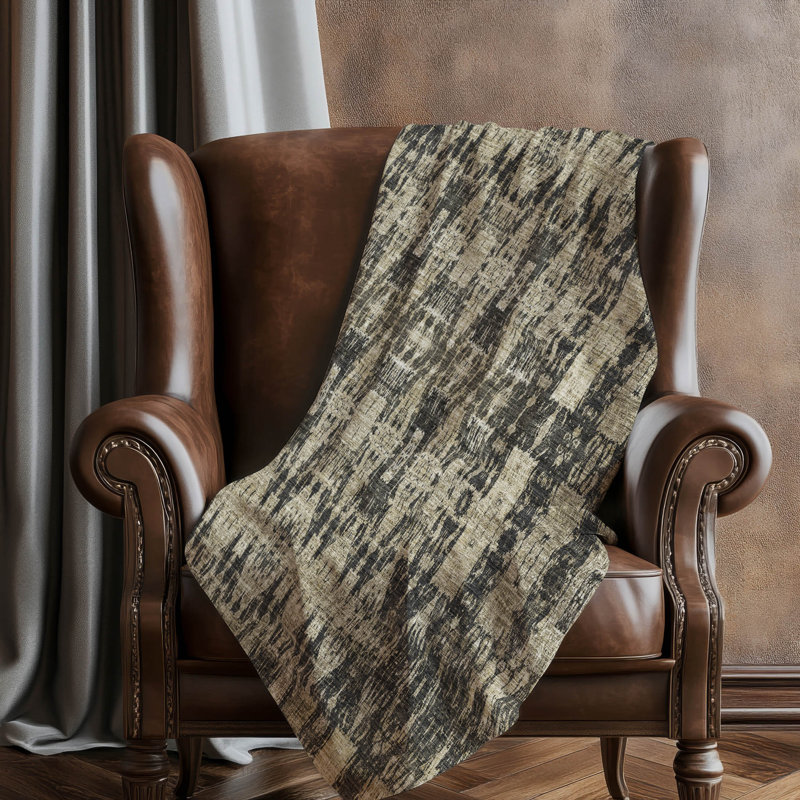 Jeté marocain Sherpa ASB580 Addison, Noir