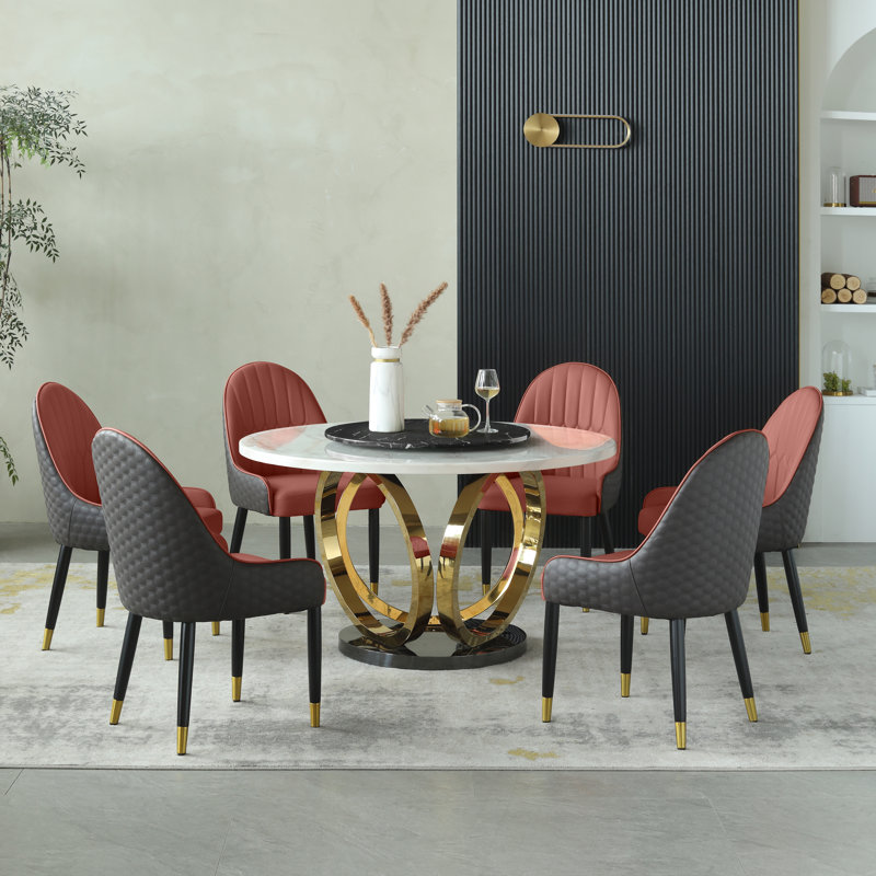 Chaise de salle à manger Icaro beige, Brun