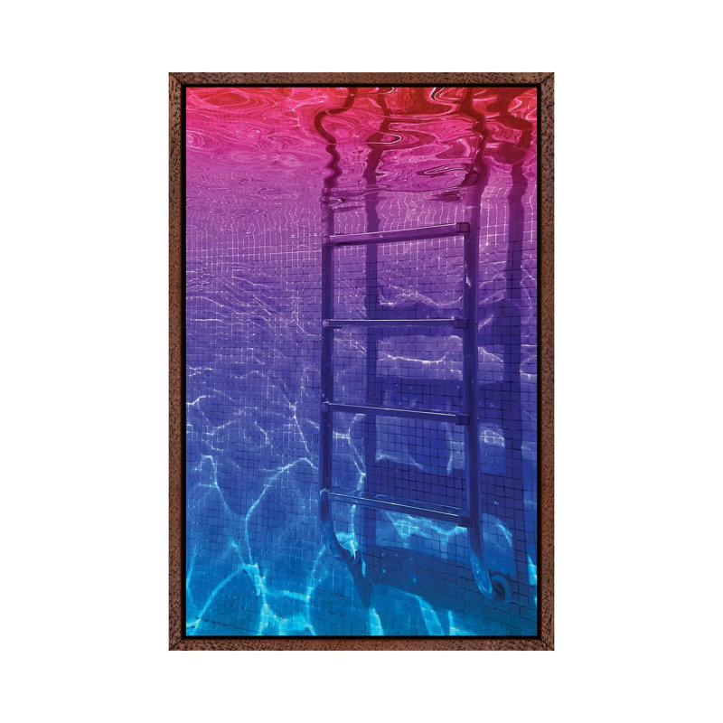 Chillin' 1 Piece Wall Art on Canvas, 66.04cm H x 45.72cm W x 3.81cm D, Classic Brown Wood Framed