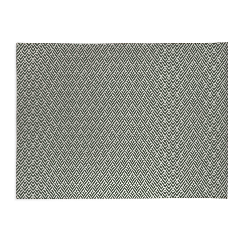 Tapis de jeu Chevron Spike, Chimichurri / vert, Rectangle 24 po x 36 po