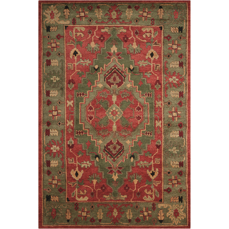 Nourison Tekita Traditional Indoor Rug, Rectangle 7'9" x 9'9", Beige/Brown