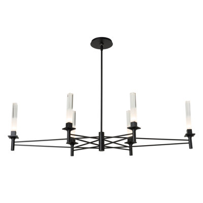 Truss 6-Arm Linear Chandelier