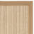 Nazım Natural Fiber Sisal With Latex Striped Rug-1500816670