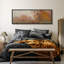 «Rustic Countryside Autumnal Forest Trees», campagne rétro encadrée sur toile-98042503-111176817