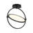 Deyaa Glass LED Semi Flush Mount