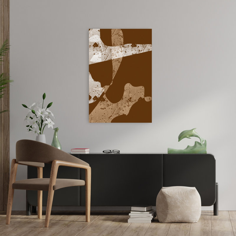 Art contemporain, art contemporain abstrait, H 36 po x l 24 po