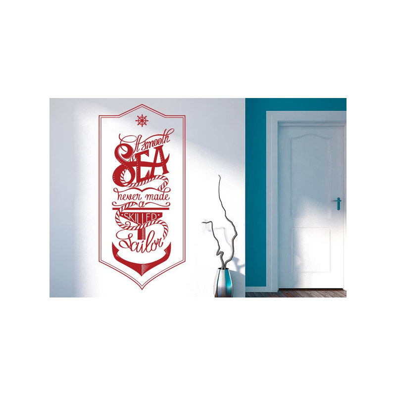 Non-Wall Damaging Wall Decal, Dark Red