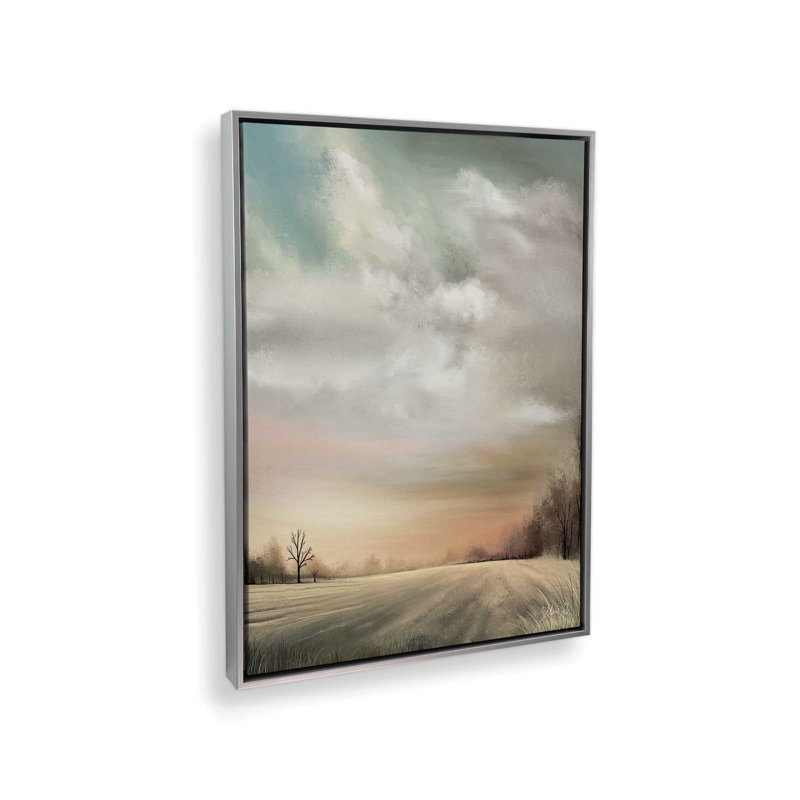 Clouds at Sunset by Marla Rae Art Print, 12 W x 16 H, Silver, Framed Canvas