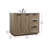 Broadlands 42'' Single Bathroom Vanity with Engineered Marble Top-95599613