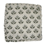 Fabdivine Artistic Hand Print set of 6 Elegant Frill Napkin Decorative for Home,Dining Table, Chahat