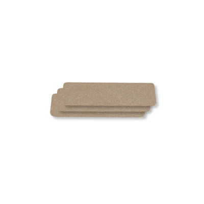 G-Floor Drip & Dry 12" x 20" Absorbent Vinyl Pet Bowl Mats (3-Pack)