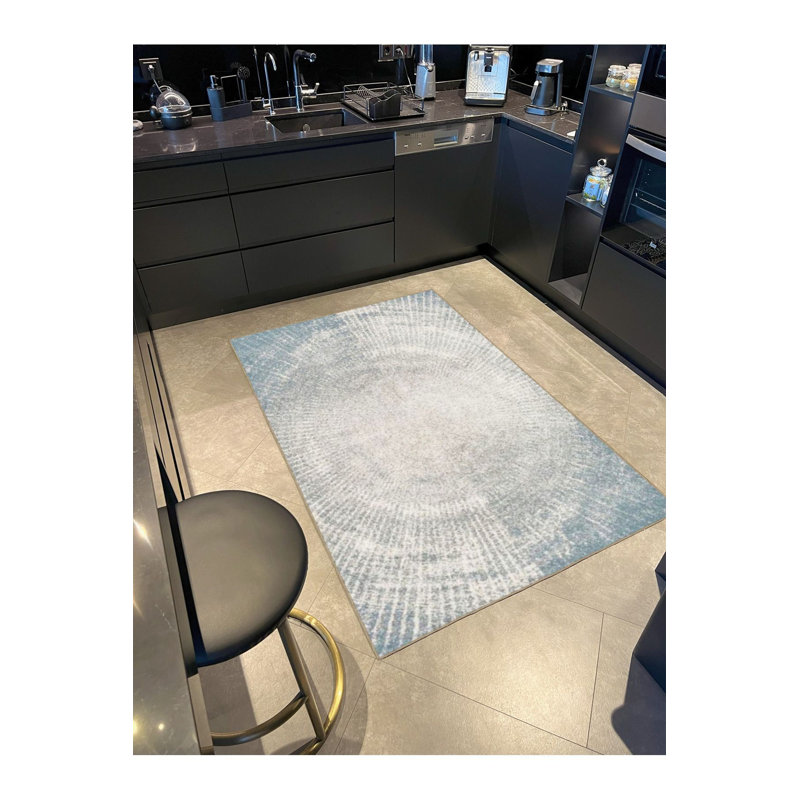 Soft Patterned Woven Base Washable Rug, Runner 3'3" x 9'10" Rug Pad Included