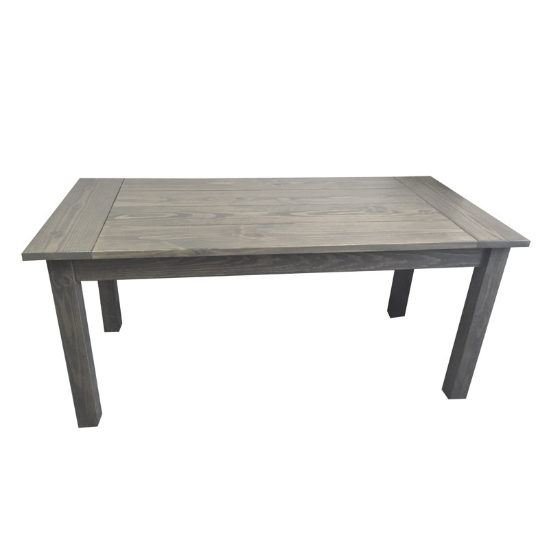 Ariana Pine Solid Wood Dining Table, 30" H x 60" L x 34" W