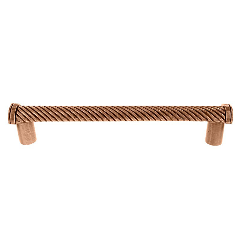 Sanzio 12" Center to Center Appliance Pull, Antique Copper, 9"
