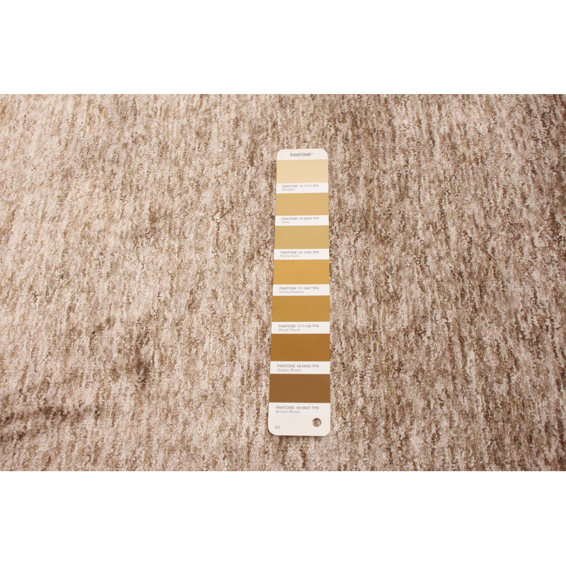 Tapis décoratif brun clair fait à la main dhurrie