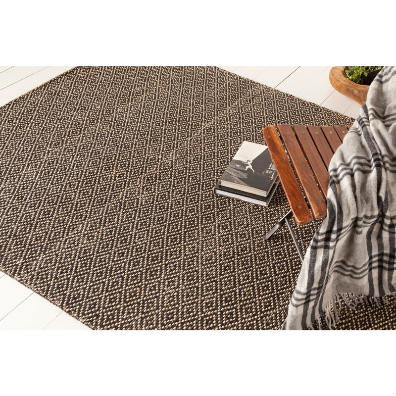 Art Jute / Sisal Geometric Area Rug, Rectangle 7'9" x 10'6"