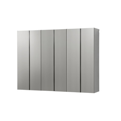 96 In. W X 72 In. H X 20 In. D Metallic Grey Garage Cabinet Set D (3-Piece)