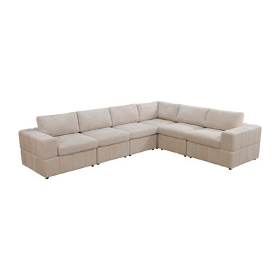 Otbert 7 - Piece Upholstered Sectional