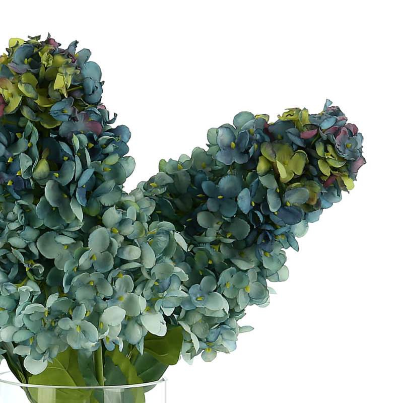 Luxe Cone Hydrangea Arrangement, Blue