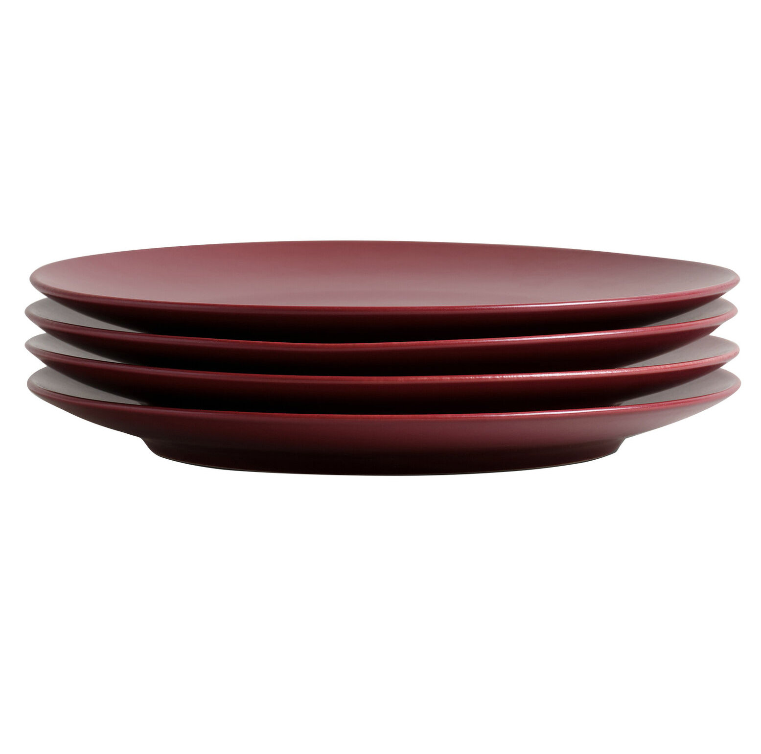 8" Ceramic Appetizer Plate, Plum