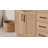 Tidworth 36'' Solid Wood Single Bathroom Vanity with 1.5'' Carrara Marble Top-1258220397-1258220396-1223780556