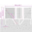 Vidaxl Welded Wire Fence With 7 Posts Steel-114858297-114858305