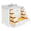 Ensemble de meuble-lavabo simple Cambridge-110870678-134281923-134281924