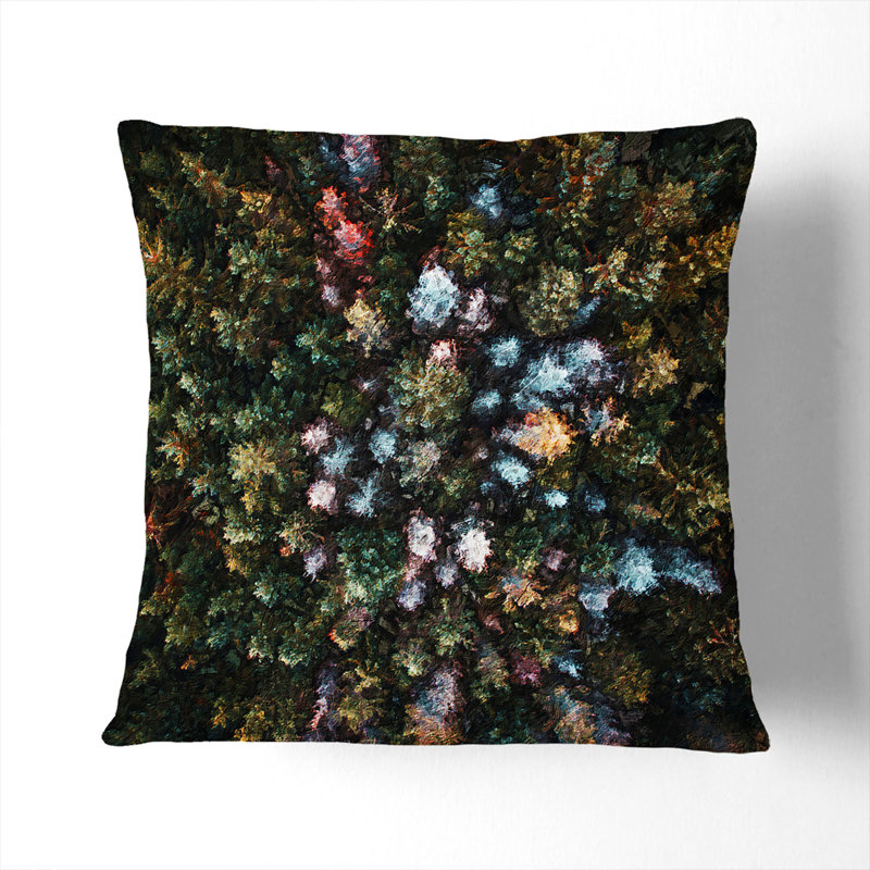 Square Throw Cushion, White, 40cm H x 40cm W x 15cm D