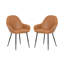 Chaise avec accoudoirs en cuir Matilyn-1932927692