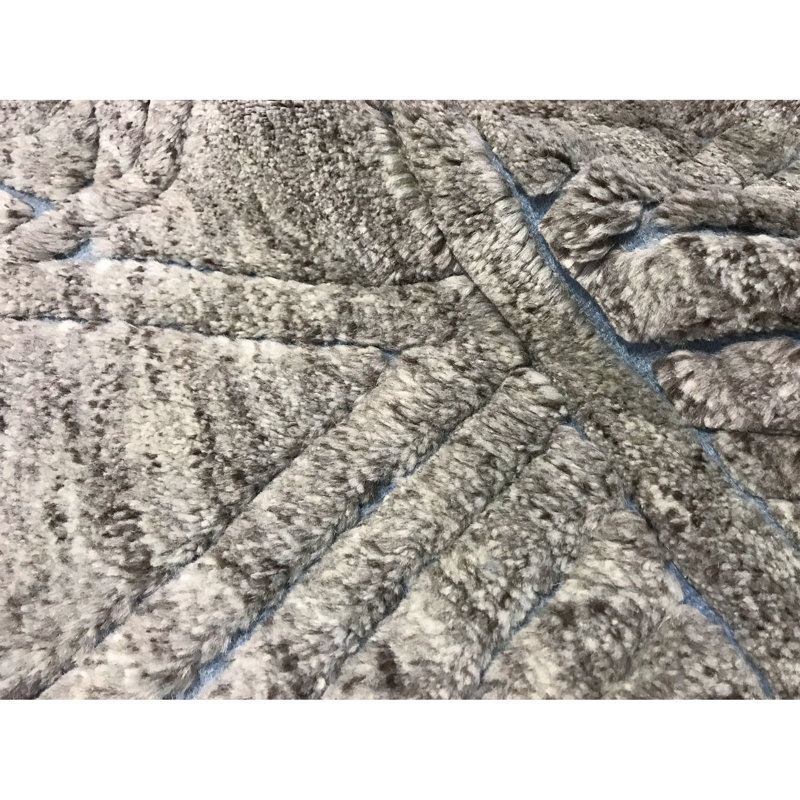 Tapis bleu marocain de haute qualité noué à la main