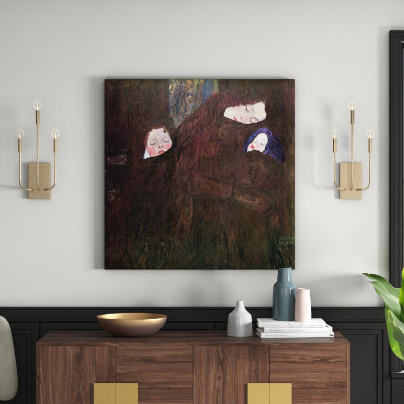 Gustav Klimt - Wrapped Canvas Painting, 100cm H x 100cm W x 1.8cm D