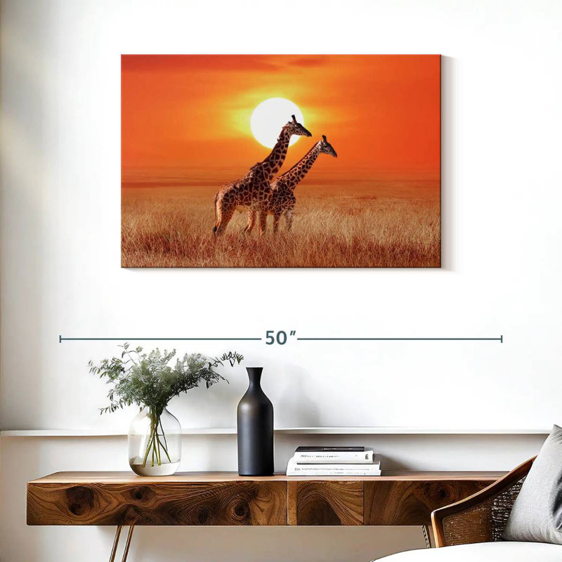 Girafes du Serengeti, H 24 po x l 36 po