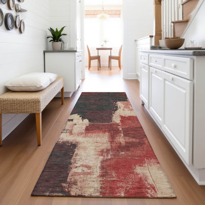 Premium Machine Washable Celis AMF1332 Abstract Rug