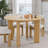 30“H Round Wood Dining Table Kitchen Table with 4 Legs-1933433816-1933433799